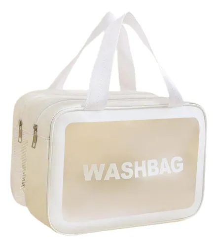 Bolsa De Aseo De Viaje, Estuche Para Mujer, Bolsa Blanco L