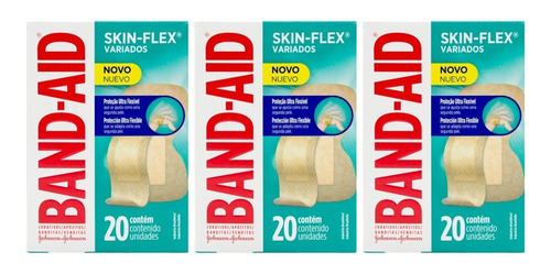 Johnson Band-aid Skin Flex Kit X3 Curitas Banditas Variados