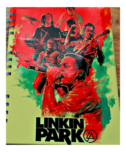 Cuaderno Linkin Park Tapa Dura 100 Hojas + Extra
