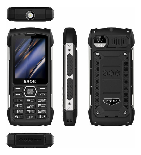 Basic Phone Dual Analog Dual Standby 32mb/32ram Three Proof Phone With Flashlight, Large Battery, Reverse Charging