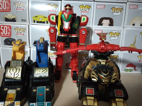 Power Rangers - Thunder Megazord - Zord Rangers (Usado)