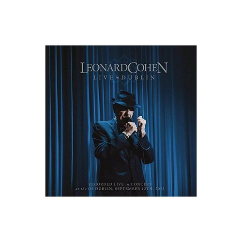 Cohen Leonard Live In Dublin 3 Cd+dvd Full Concert Importado