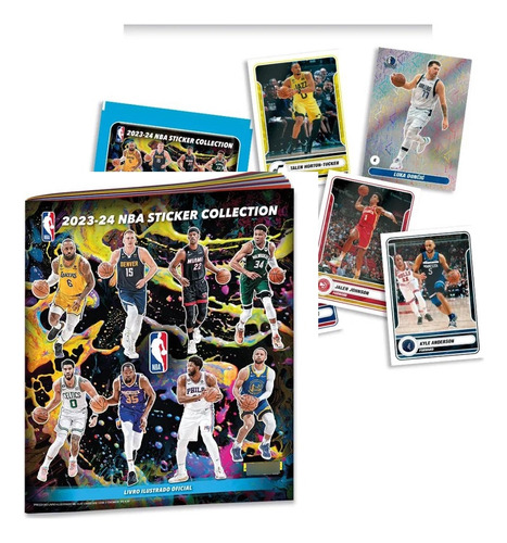 Nba 2023-2024 - Álbum Capa Cartão + 40 Envelopes