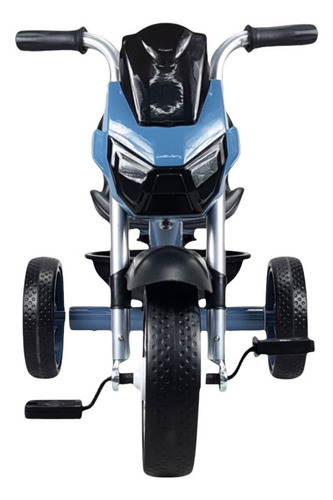 Triciclo Para Niños Diseño Mazinger Con Luz Y Sonido Color Azul