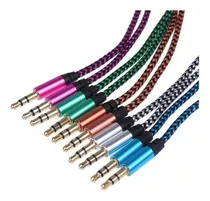 Comprar Cable Audio Estéreo 1x1 Auxiliar Doble Jack 3.5mm Audífonos