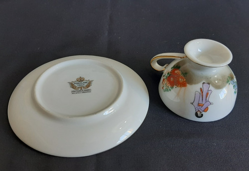 Taza Cafe Antigua Porcelana Tsuji - B16 (Usado)