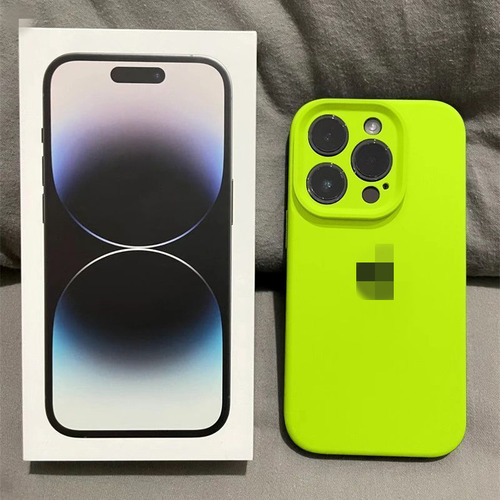 Funda De Teléfono Moderna De Silicona De Colores Brillantes A Prueba De Golpes Para iPhone 16 Pro Max 15 14 13 12 11 Series