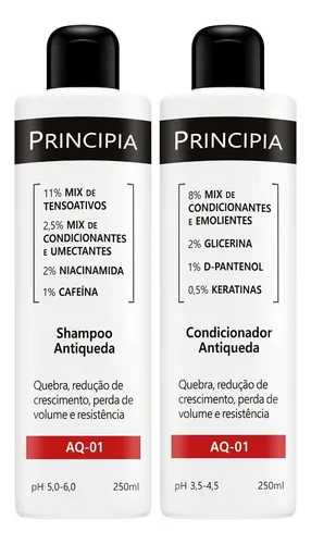 Principia Kit Shampoo E Condicionador Antiqueda Aq-01