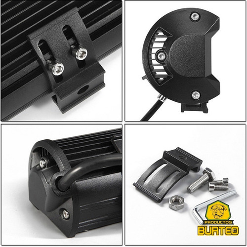 Imagen 6 de 9 de Par Faro Led Auxiliar 60w Spot Cree 20 Led