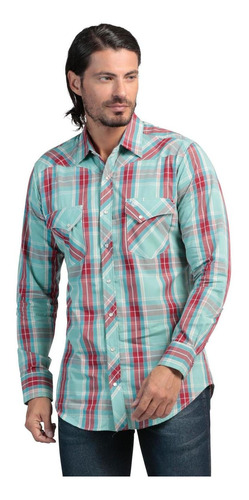 Camisa Moderna Manga Larga Wrangler Hombre 773