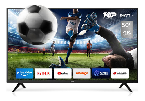 Smart TV portátil Top Digital KTC-50D1U LED Linux 4K 50" 220V