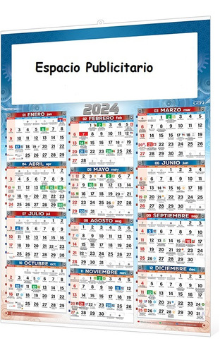 Calendario De Varilla Fp 2024 Sin Personalizar