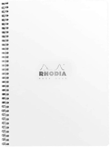 Caderno Rhodia Note Book Capa Branco A4+ 193001 Cor Violeta