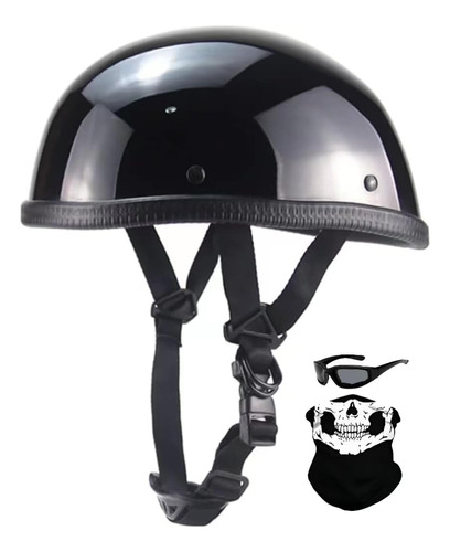 Casco De Motocicleta De Estilo Alemán Medio Casco Para