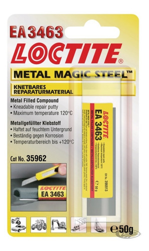Masilla De Reconstrucción Loctite Metal Magic 113,6 Grs
