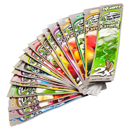 Blunt Wraps Platinum X2 - Sabores / Growlandchile