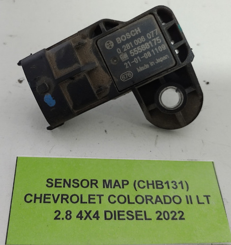 Sensor Map Chevrolet Colorado 2.8 4x4 Diesel 2022 