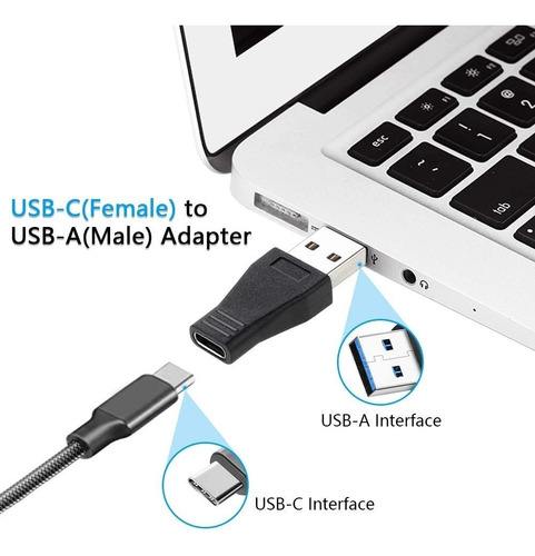 Imagen 5 de 7 de Adaptador - Usb-c Hembra A Usb 3.0 Macho