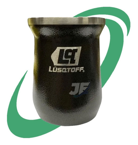 Mate De Acero Inoxidable Negro Lusqtoff Termico Doble Capa