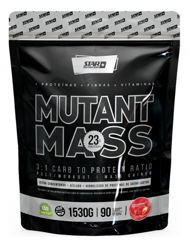 Mutant Mass Star Nutrition 1.53kg Ganador De Masa - Frutilla