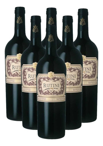 Vino Tinto Rutini Cabernet Franc - Malbec 750ml Caja X6