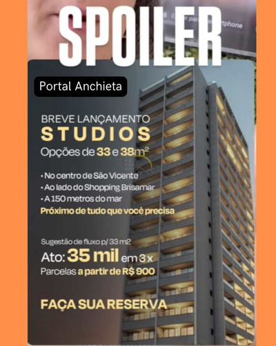 1 Dormitório Studio Na Praia
