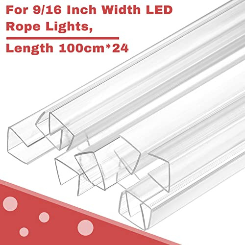 Canaleta Montaje Luz Led Neon Flex 3.3ft