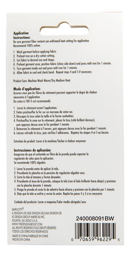 Parches De Sarga Termoadhesivos Bondex De 5 X 7 Cm, 2 Unidad