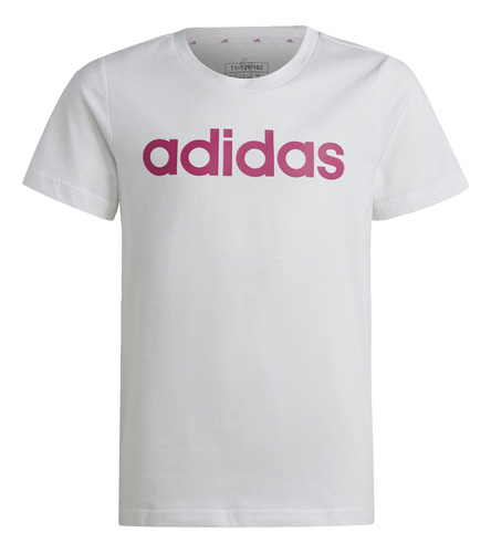 Polera Essentials Logo Lineal  Ajuste Ceñido Ic3150 adidas