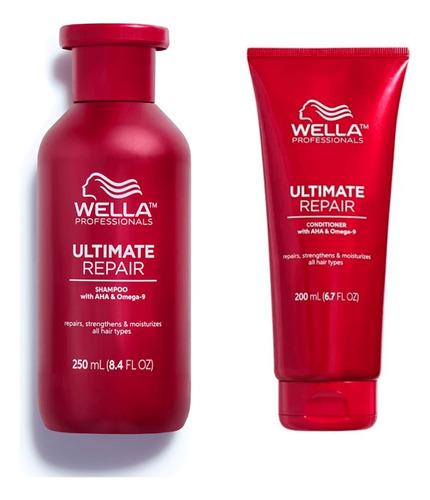 Shampoo Y Acondicionador Ultimate Repair Wella 200 Y 250 Ml