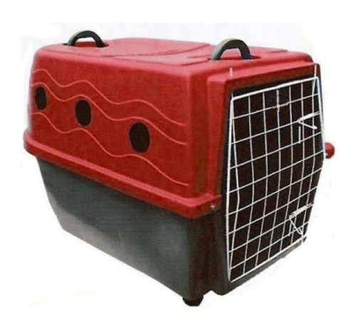 Caixa De Transporte Para Cães E Gatos Plastkão N.04