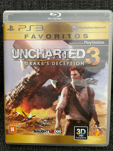 Jogo Uncharted 3: Drake's Deception Ps3 Play 3