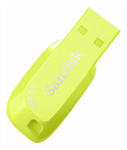 Unidade flash USB amarela Sandisk Ultra Shift 128gb Usb 3.2 SDCZ410-128g