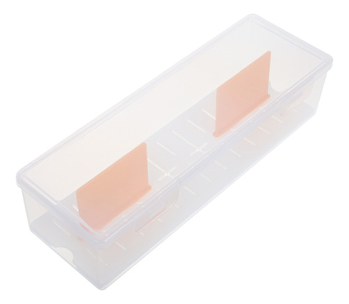 Caja Organizadora Transparente Con Separadores, Almacenamien