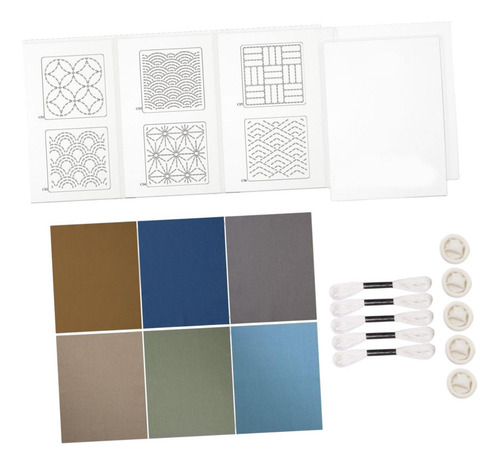 ) Kit De Plantillas De Patrones Sashiko Kit De Conjunto C