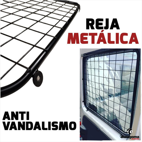Imagen 3 de 4 de Reja Metalica Ventana Porton Par (x2) Antirrobo Kangoo