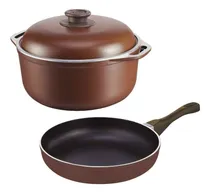 Comprar Set X 2 Cucina Donna Sarten 24cm + Cacerola 24cm
