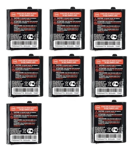 8 Baterias Motorolas Recargables Pmnn4477ar 800mah 3.6v Nimh