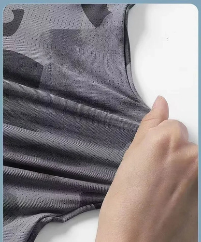 Camiseta Deportiva De Verano Con Camuflaje De Manga Corta Pa