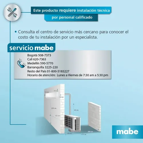 Aire Split Mmt12cabwccbc1 Off 110v