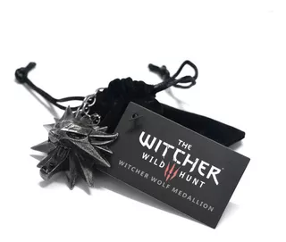 The Witcher 3 Wild Hunt Collar De Geralt, Medallón De Lobo 3