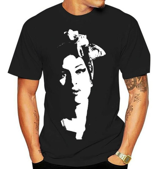 Amy Winehouse Scarf Portrait Camiseta para Hombre 