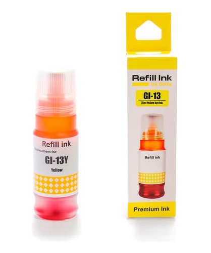 Tinta Gi-13y Amarillo Compatible Con Impresora Pixma G510