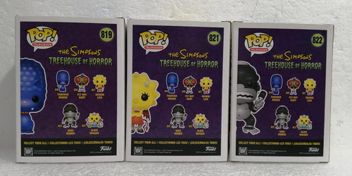 Funko Pop The Simpsons Demon Lisa King Homero Marge 3pack (Usado)