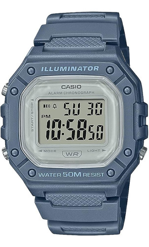 Reloj Para Hombre Casio W-218hc-2avcf Illuminator, Cronograf