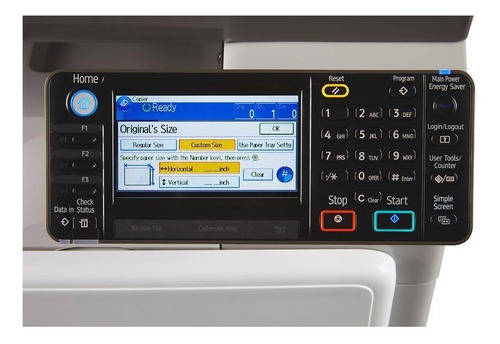 Imagen 4 de 4 de Impresora multifunción Ricoh Aficio MP 301SPF gris y negra 220V