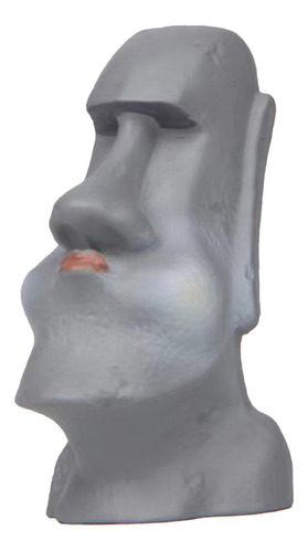 3 Estatueta Feminina De Ilha De Páscoa Moai De 1,9 Estilo A