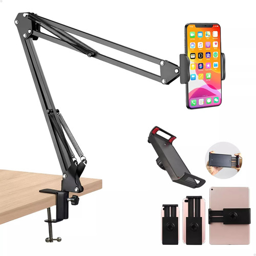 Suporte Celular Tablet Para iPad Articulado 360 Mesa Cama