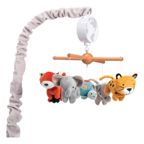 Lambs & Ivy Wild Life Musical Baby Nursery Cuna Mvil - Prote