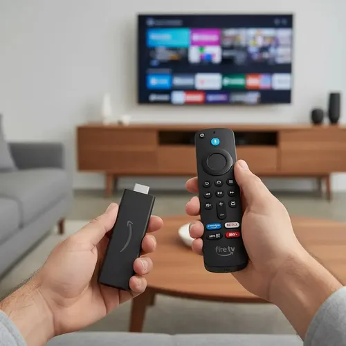 Fire Tv Stick Hd Com Comandos Por Voz Amazon Preto De Voz | Frete